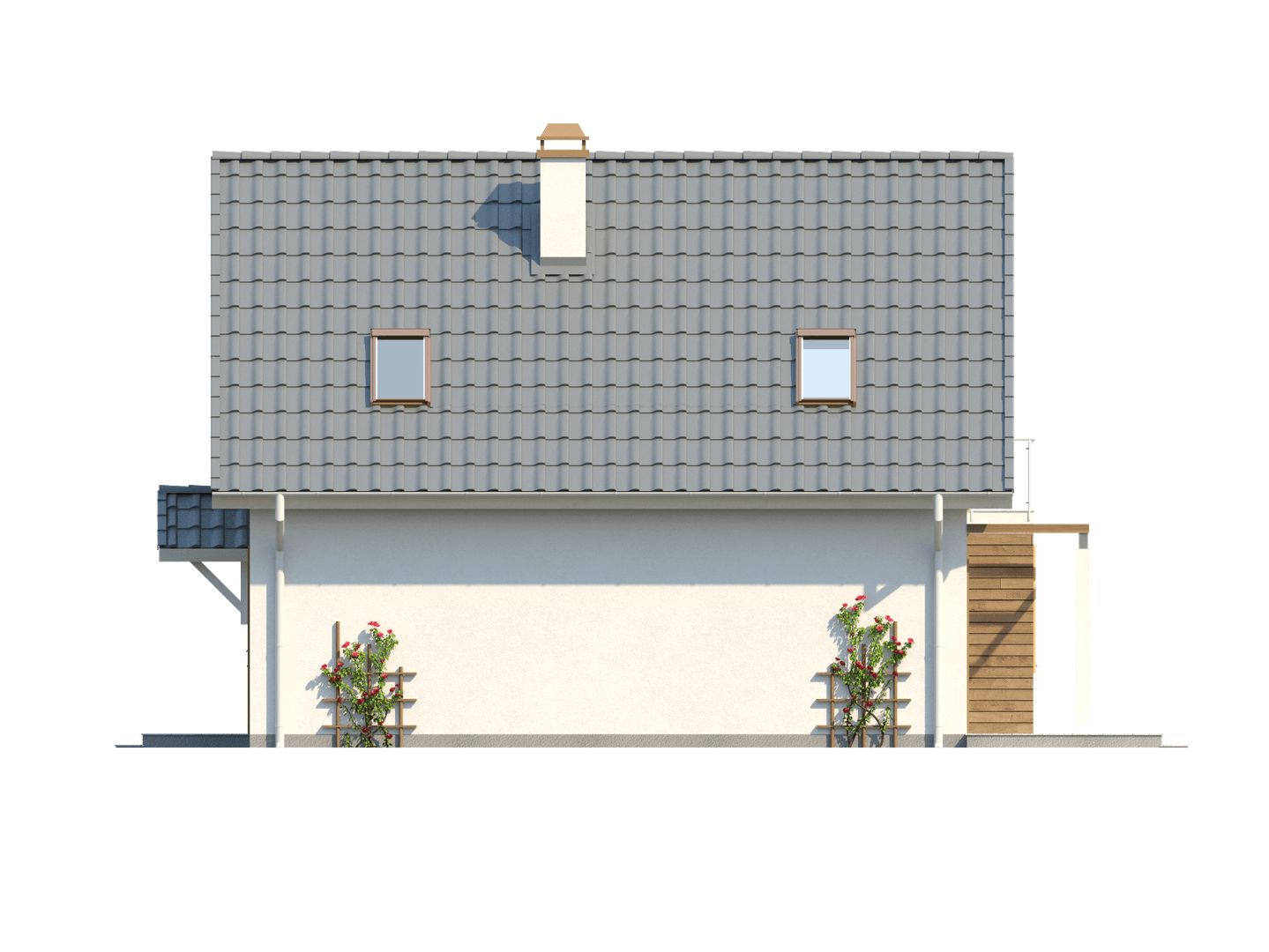 DP-802 136 m² ÇİFT KATLI ÇELİK EV - Görsel 2