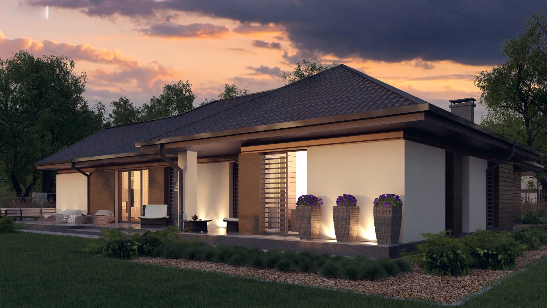 DP-617 203 m² TEK KATLI ÇELİK EV - Görsel 2