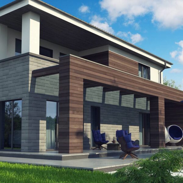 DP-815 289 m² ÇİFT KATLI ÇELİK EV