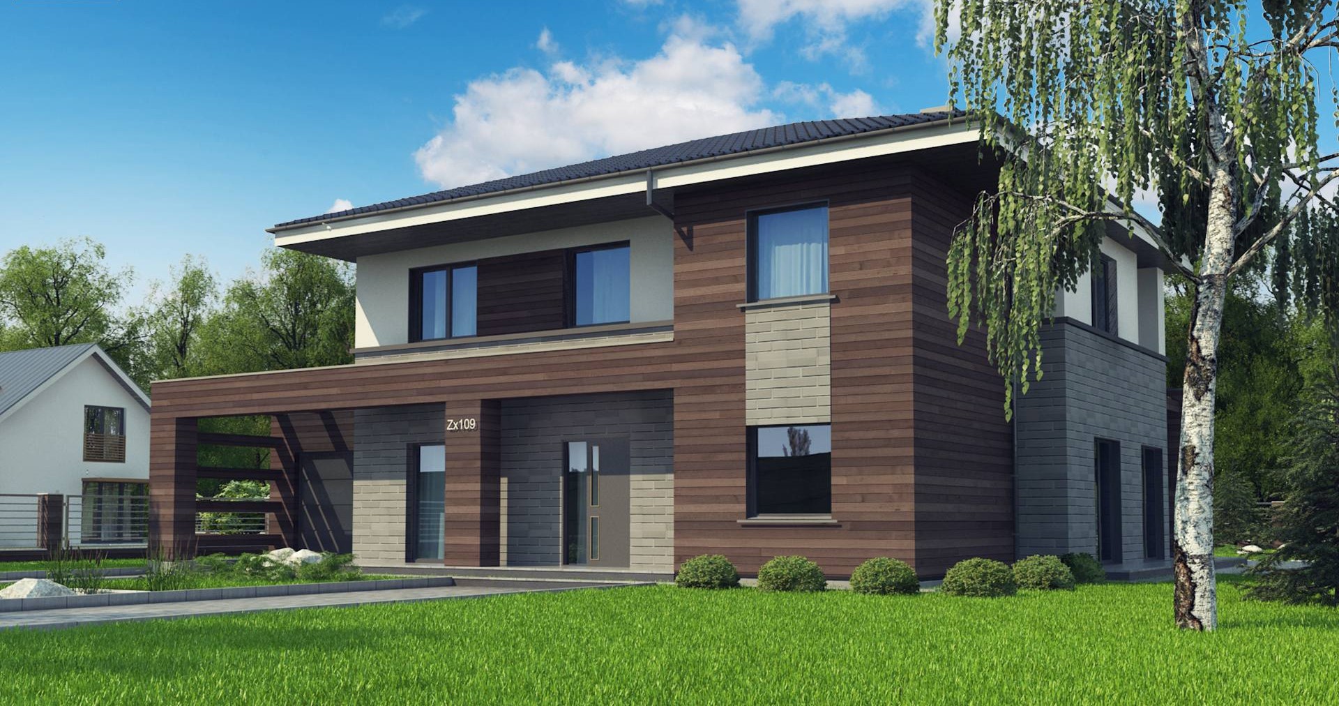 DP-815 289 m² ÇİFT KATLI ÇELİK EV - Görsel 2