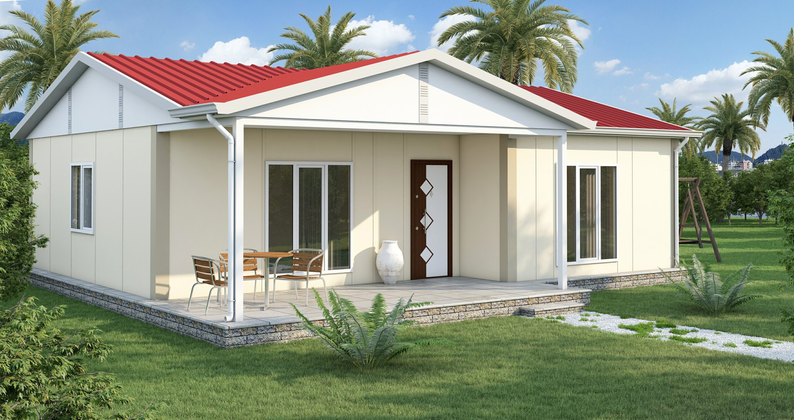 DP-118 84 m² TEK KATLI PREFABRİK EV